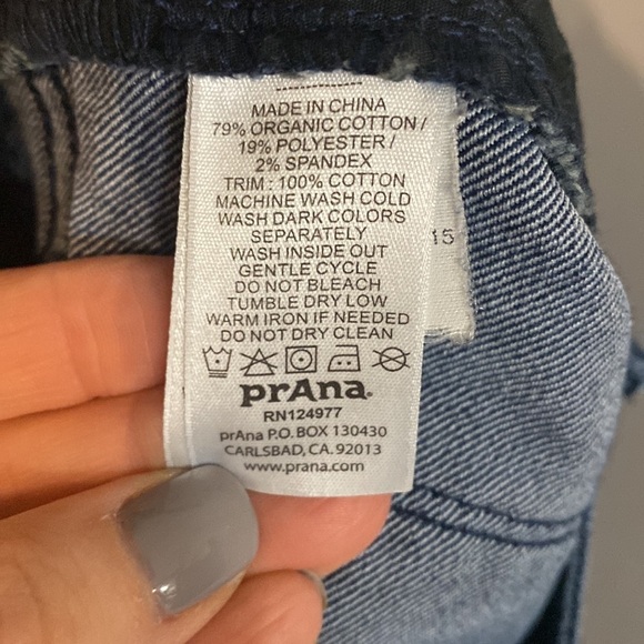 PrAna Kara Narrow-Leg Stretch Jeans with Cuffed Ankle size 29 - Picture 5 of 6